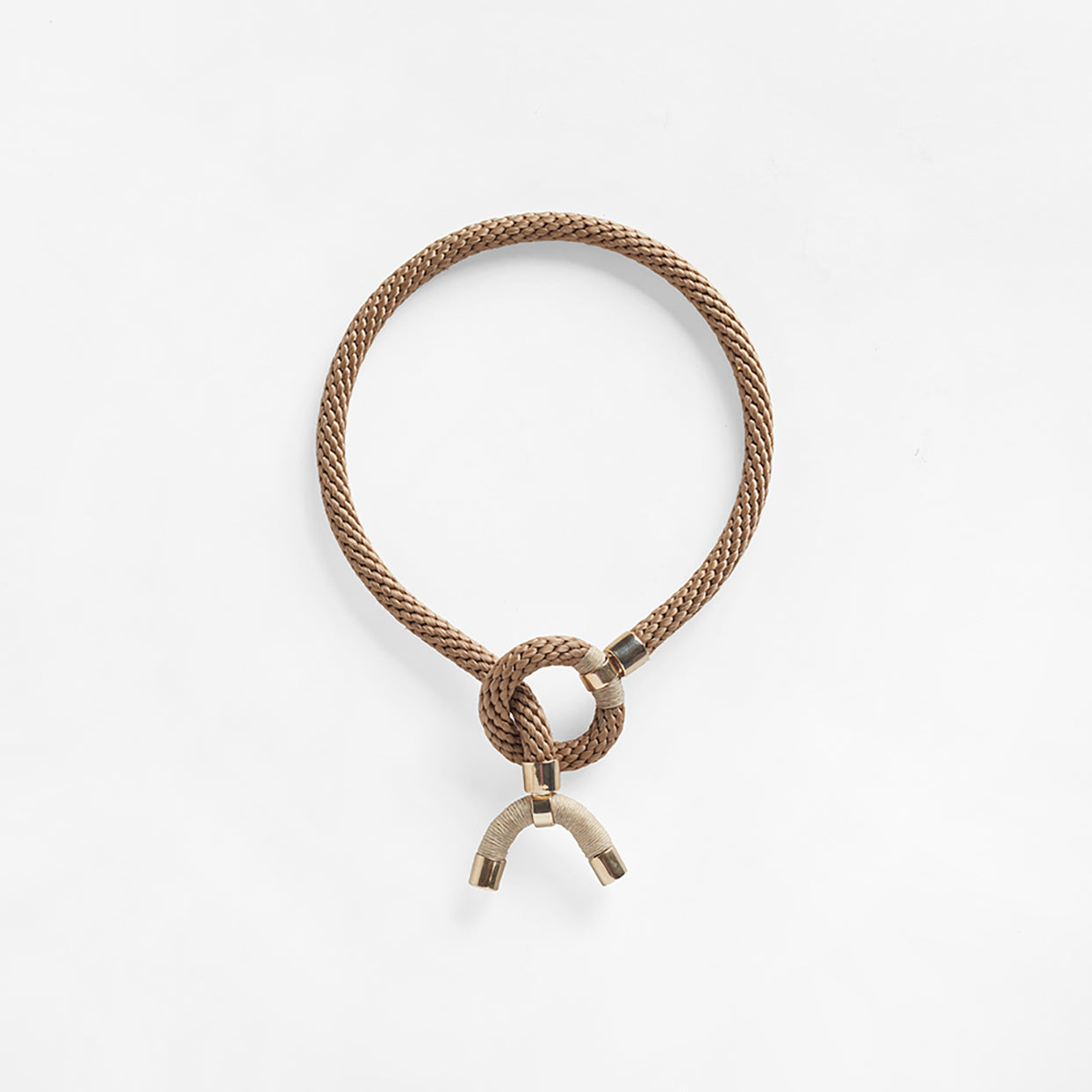 ASTARTE HORN NECKLACE Beige