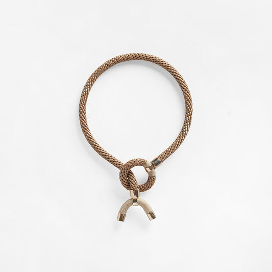 ASTARTE HORN NECKLACE Beige