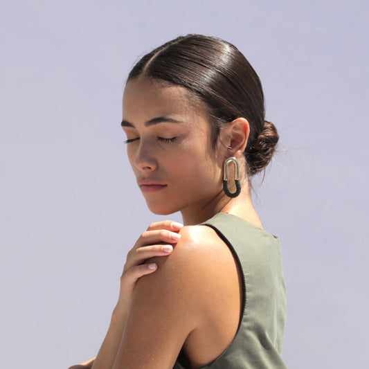 CANTADORA EARRINGS Olive