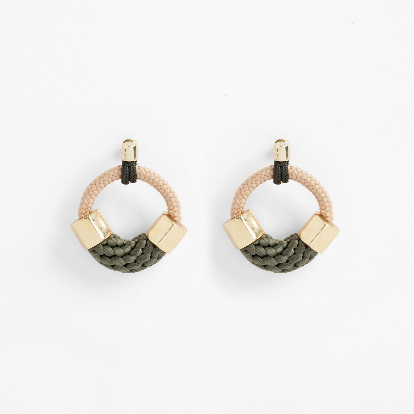 ITHACA EARRINGS Beige Olive