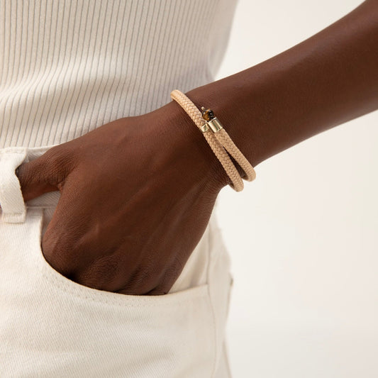 JOY BRACELET Beige Tigers Eye