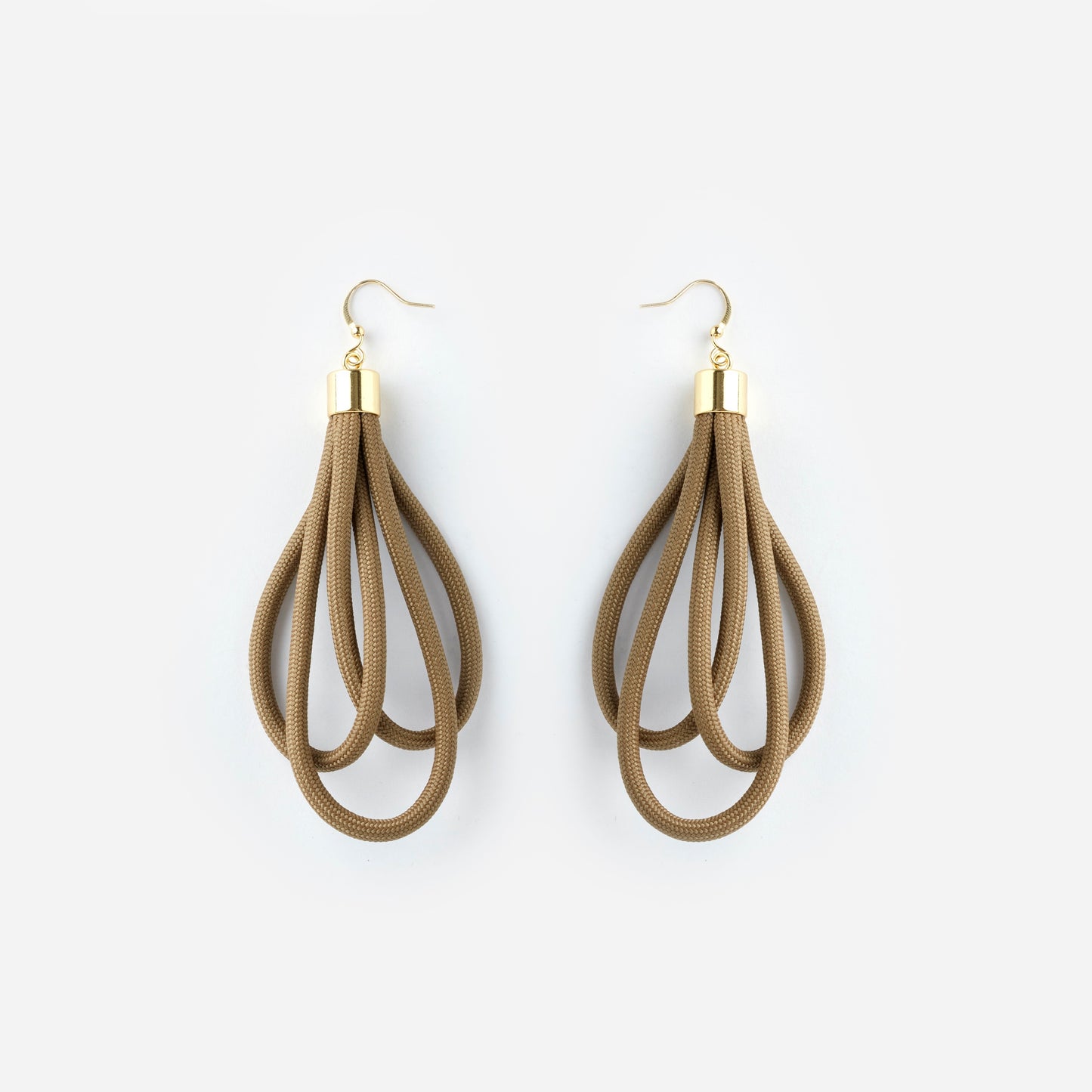 WAVE EARRINGS Khaki